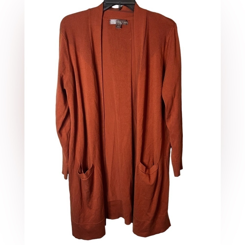 Alexander & Oak Open Front Long Sweater Cardigan with pockets
